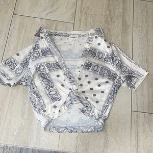 Bandana print shirt